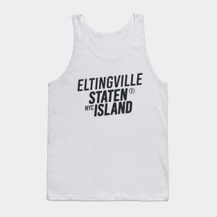 Eltingville, Staten Island - Modern Cursive Minimal Design - New York Tank Top